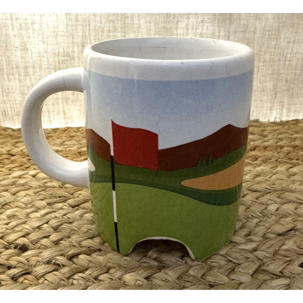 Fun Golfer's Coffee Mug Hole Putt Humorous